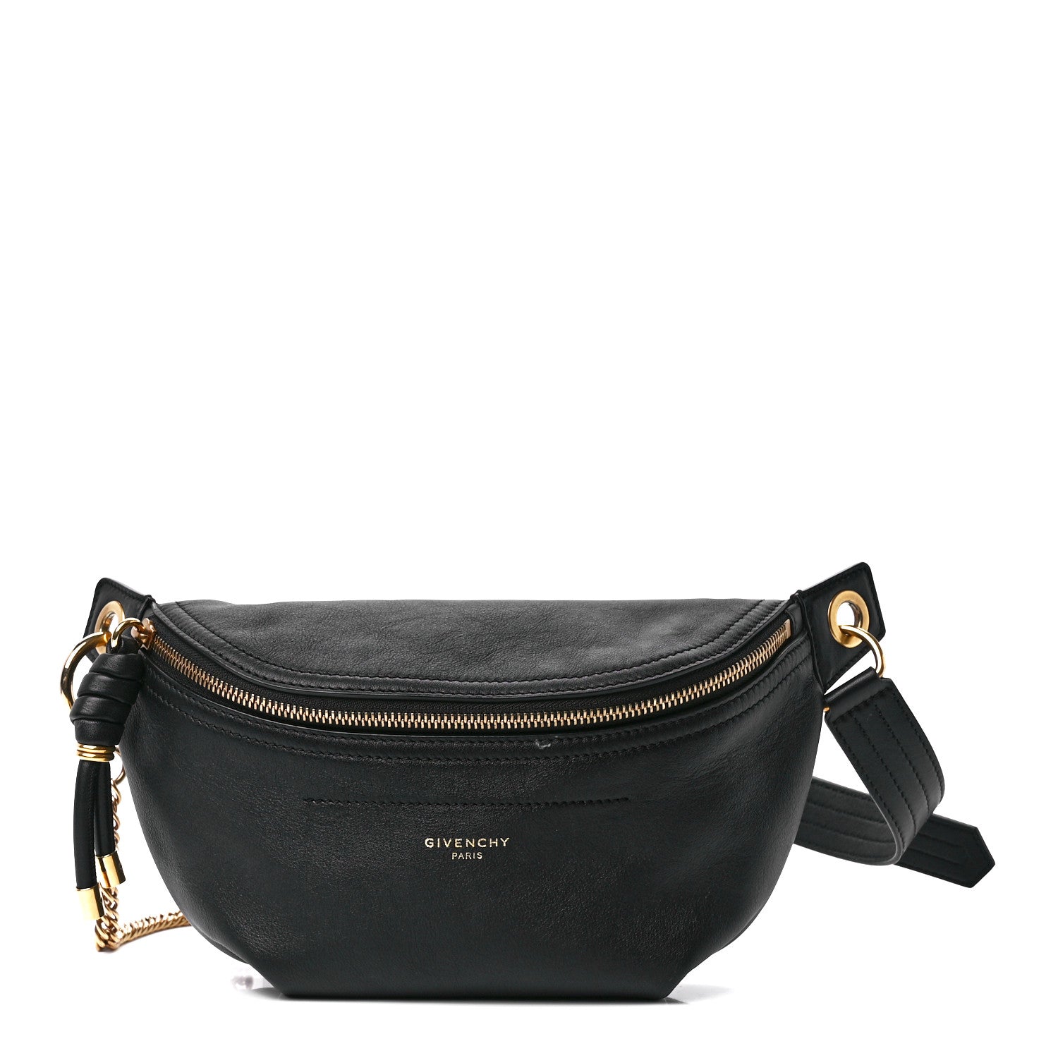 Givenchy Calfskin Mini Whip Belt Bag Black 1 of 12