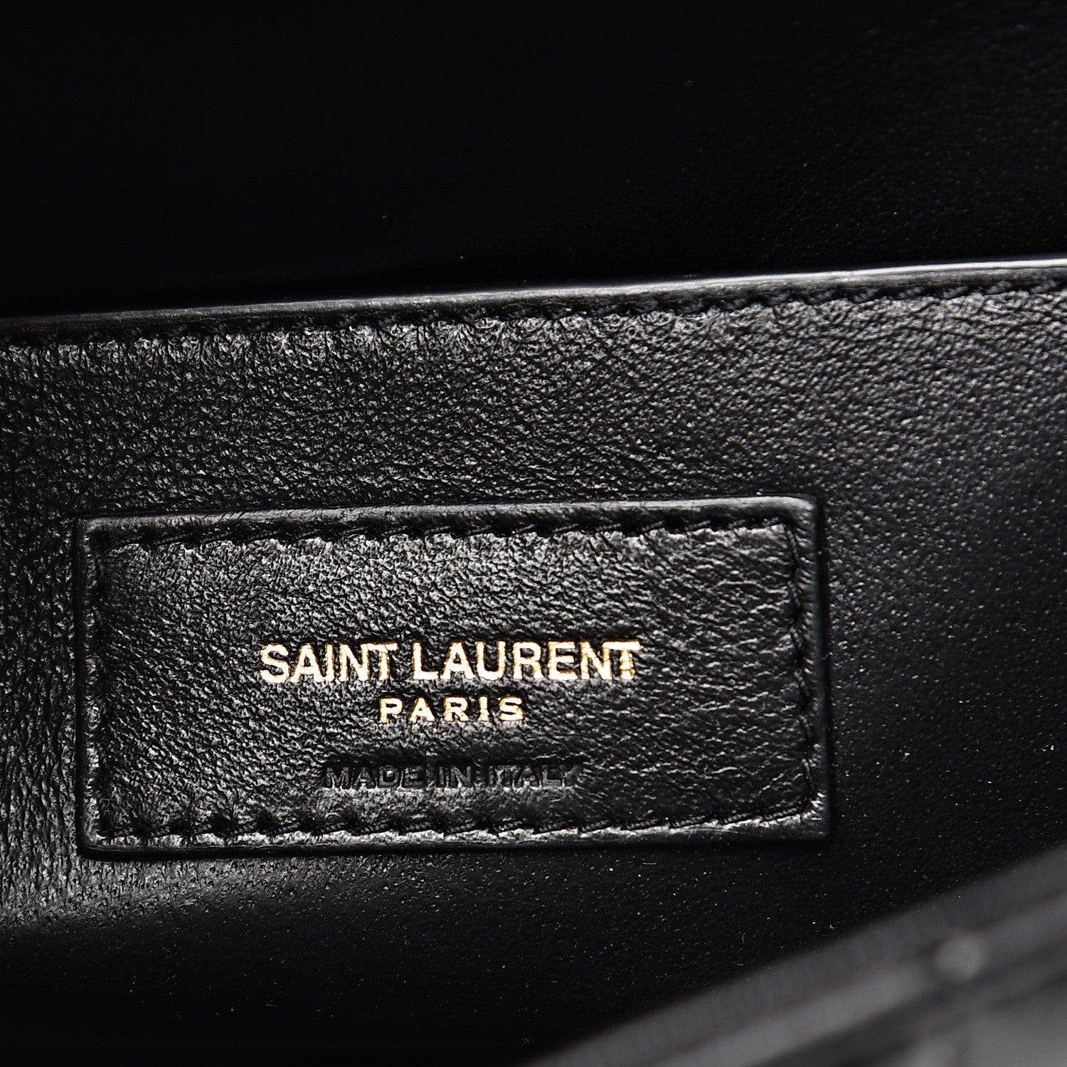 Saint Laurent Lambskin Matelasse Monogram Medium Vicky Chain Bag Black 6 of 14