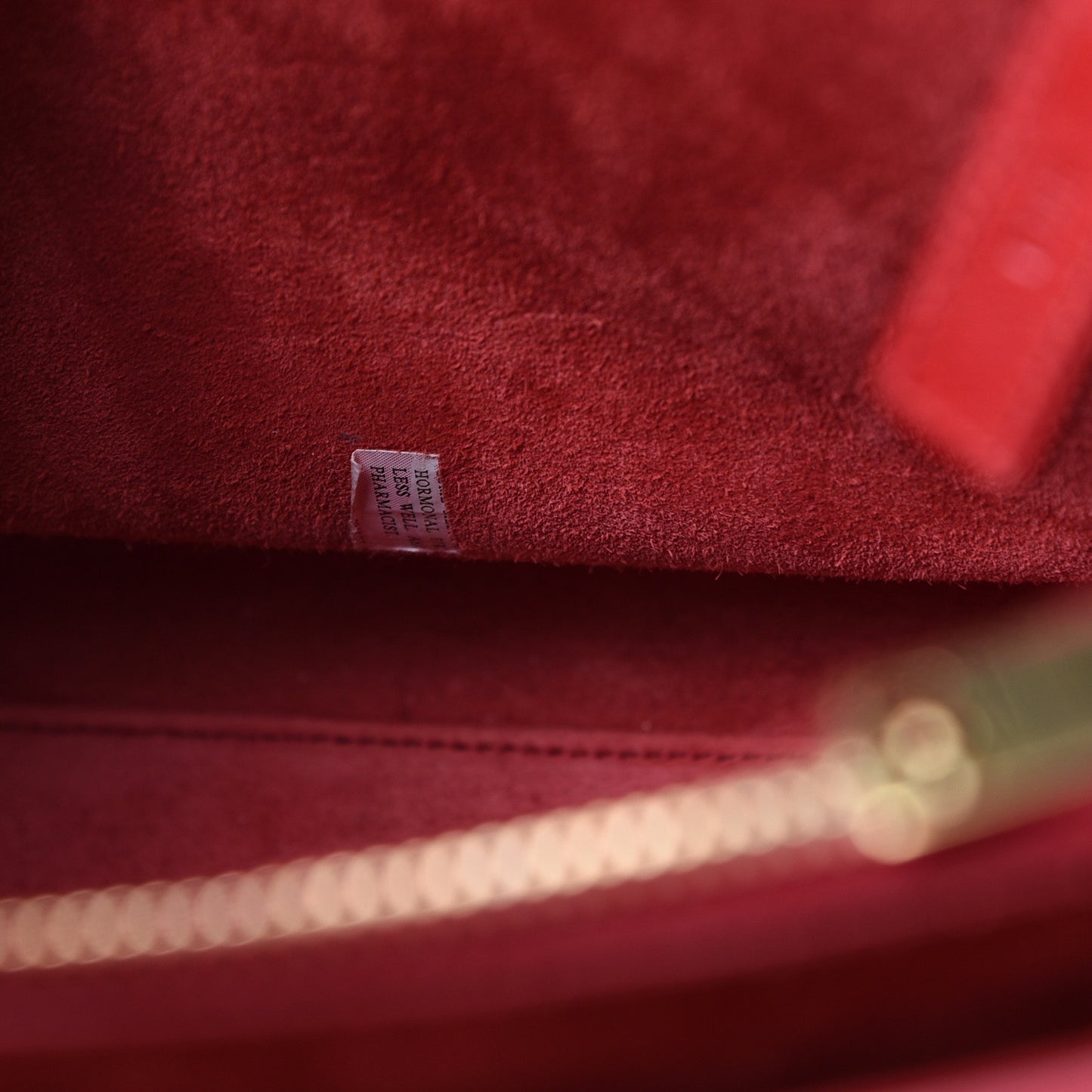 Calfskin Small Sac De Jour Lipstick Red