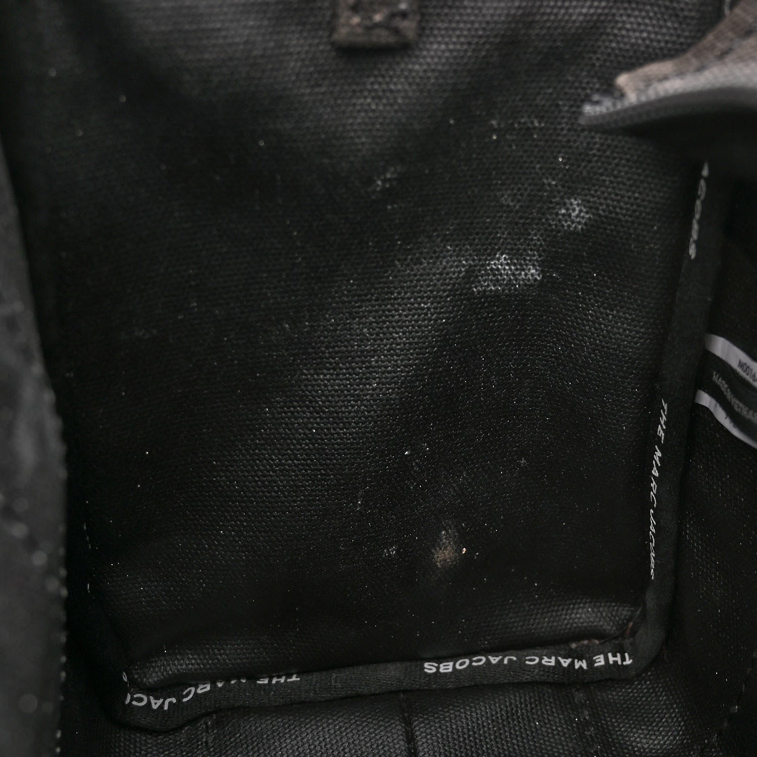 Marc Jacobs Cotton Canvas Mini The Traveler Tote Bag Black 11 of 18