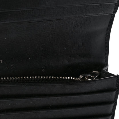 Saint Laurent Calfskin Monogram Flap Wallet Black 11 of 12