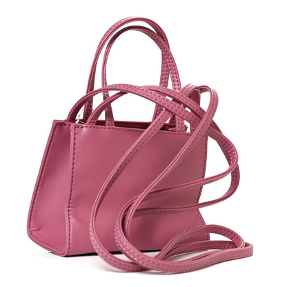 Telfar Vegan Leather Small Shopping Bag Corned Beef 3 of 10