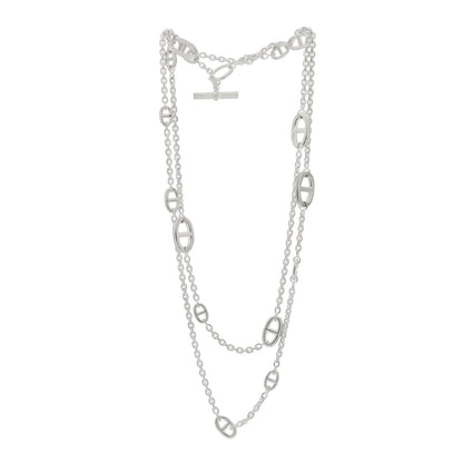 Hermes Sterling Silver Farandole Necklace 120 3 of 6
