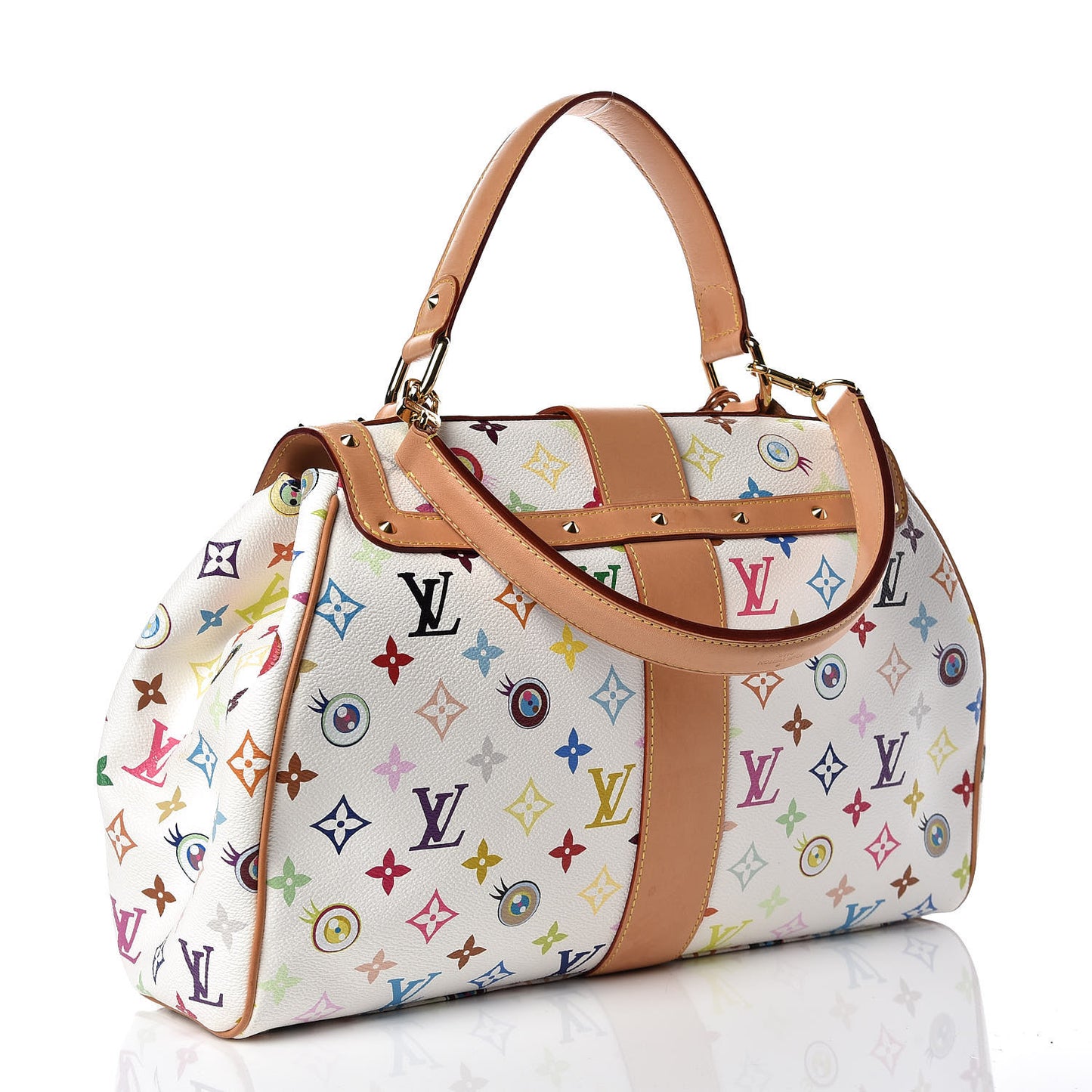 Monogram Multicolor Murakami Eye Love You White