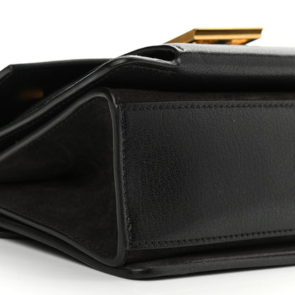 Givenchy Goatskin Suede Small GV3 Shoulder Bag Black 8 of 12