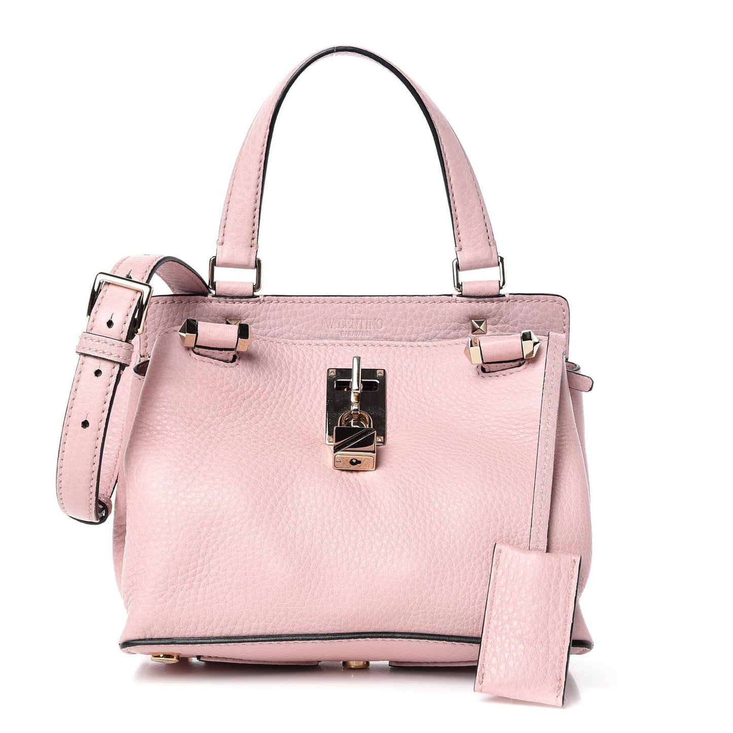 Pebbled Calfskin Small Joylock Satchel Loto