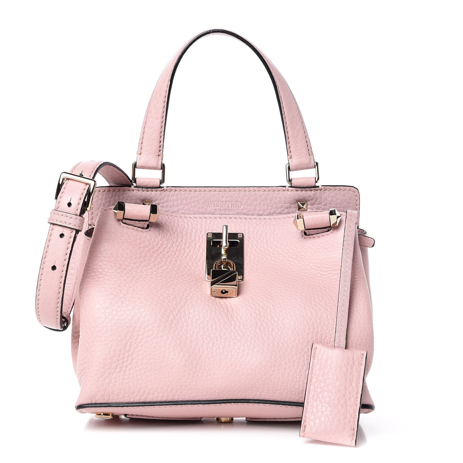 Valentino Garavani Pebbled Calfskin Small Joylock Satchel Loto 1 of 9