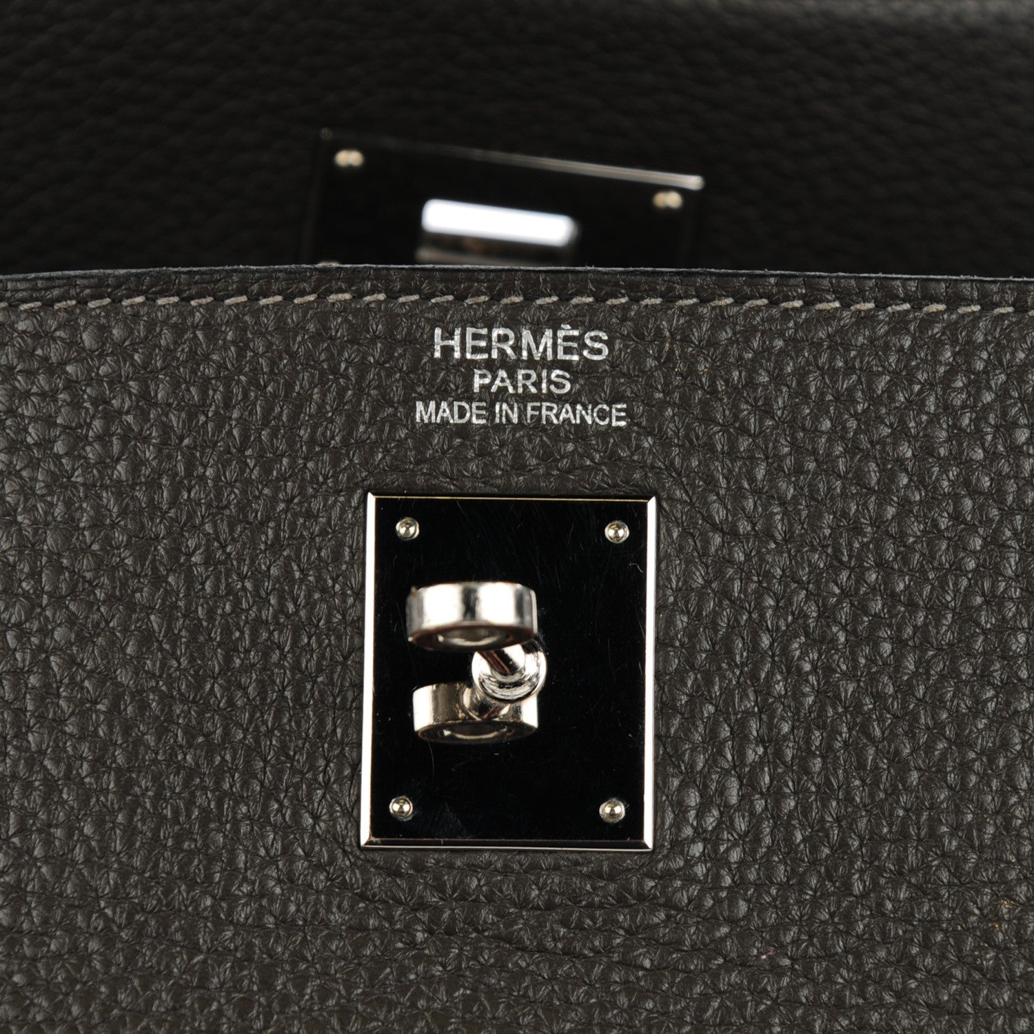 Hermes Taurillon Clemence Kelly 40 Graphite 19 of 23