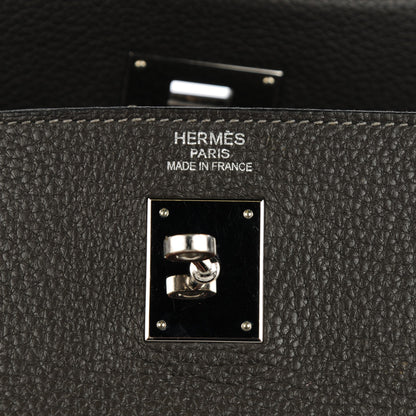 Hermes Taurillon Clemence Kelly 40 Graphite 19 of 23