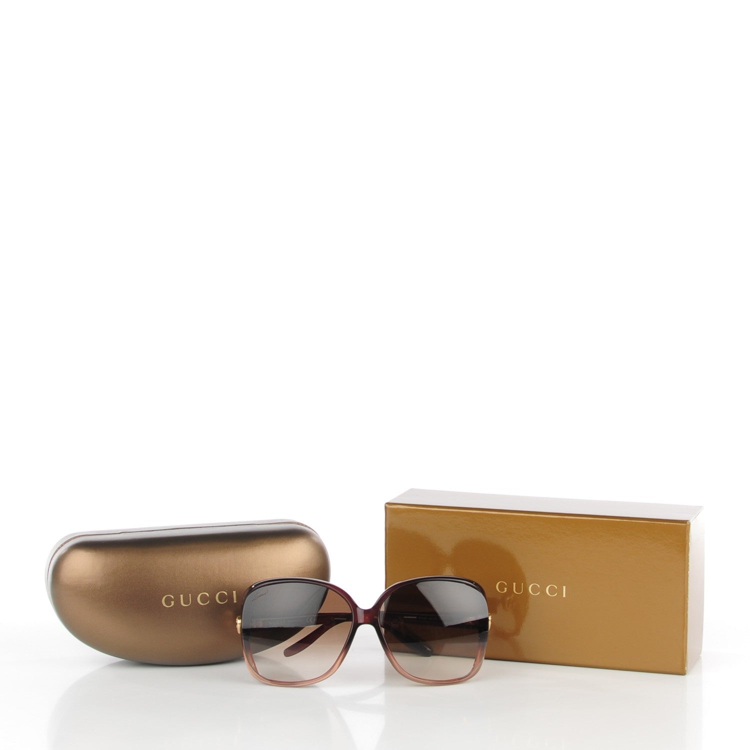 GUCCI sunglasses Heart brown 赤茶 ラブリーハート GUCCI sunglasses Heart brown 赤茶 ラブリーハート
