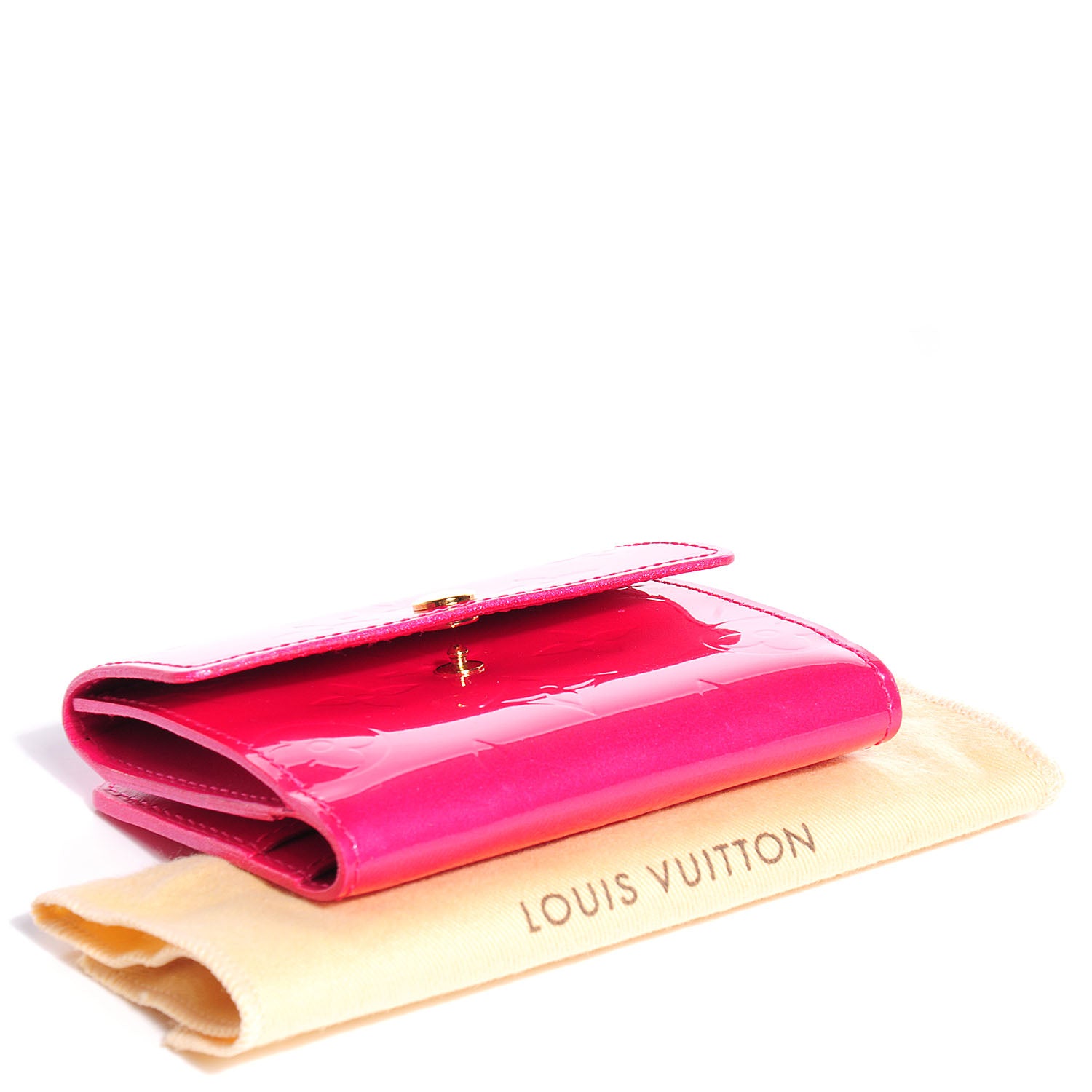 Louis Vuitton Vernis Ludlow Wallet Rose Pop 4 of 8