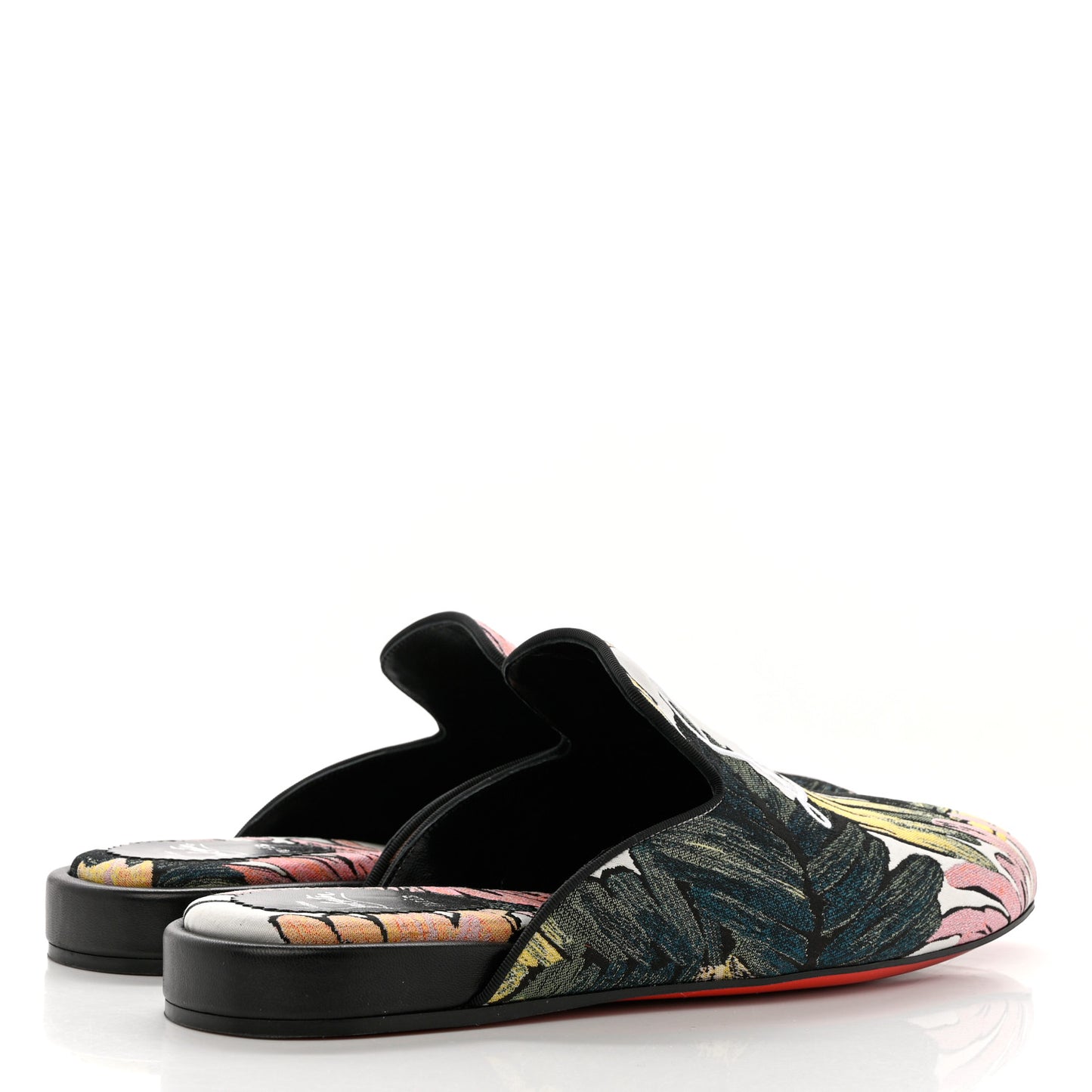 Tissu Hanabi Mens Coolito Loafer Mules 41 Navy Multi