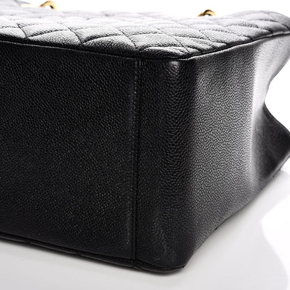 Chanel Caviar Quilted Grand Shopping Tote GST Black 9 of 12