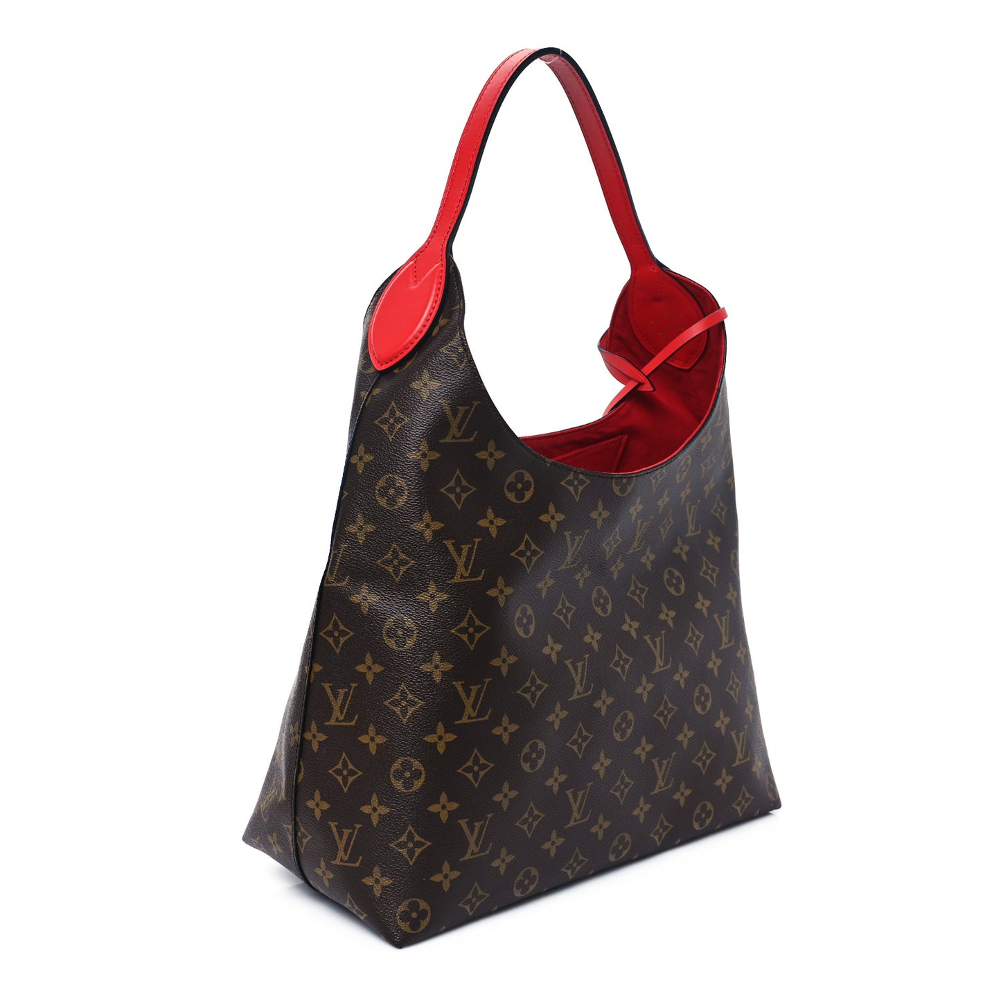 Monogram Flower Hobo Coquelicot