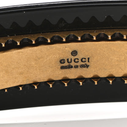 Gucci Resin Crystal Single Hair Barrette Black 3 of 3