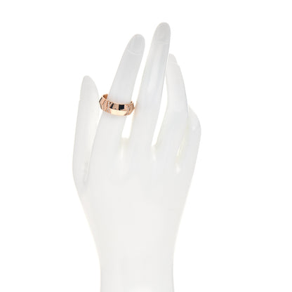 Tiffany 18K Rose Gold Diamond Atlas X Closed Wide Ring 54 7 2 of 4