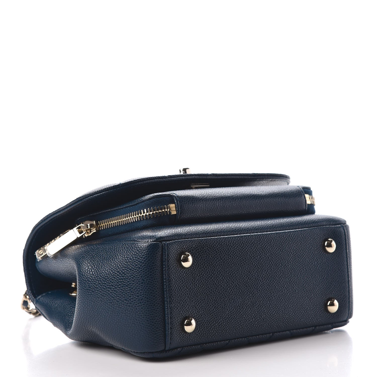Chanel Caviar Quilted Small Business Affinity Flap Navy 4 of 8
