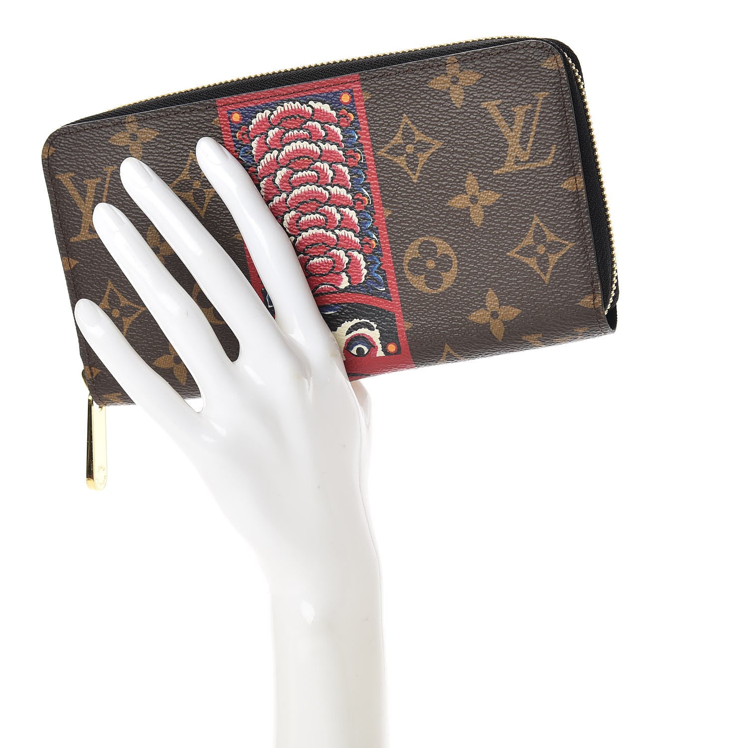 Louis Vuitton Monogram Kabuki Zippy Wallet 2 of 7