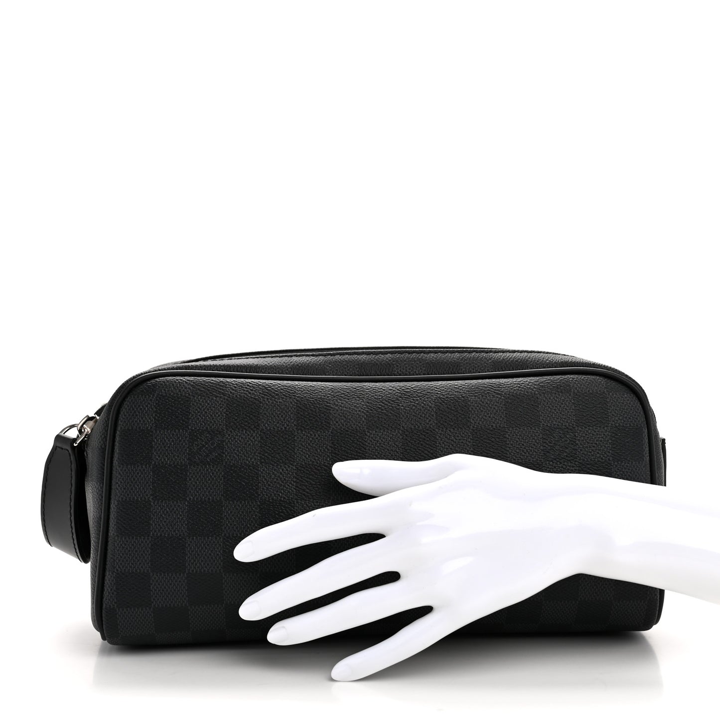 Damier Graphite Dopp Kit Toilet Pouch