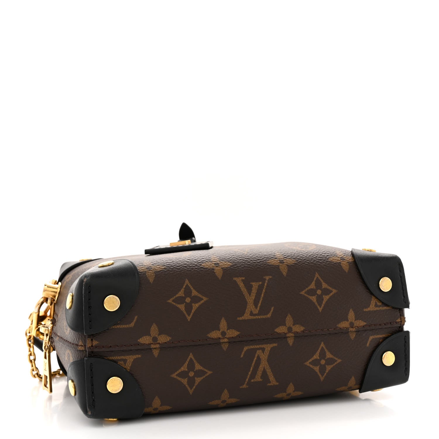 Louis Vuitton Monogram Petite Malle Souple Black 4 of 20