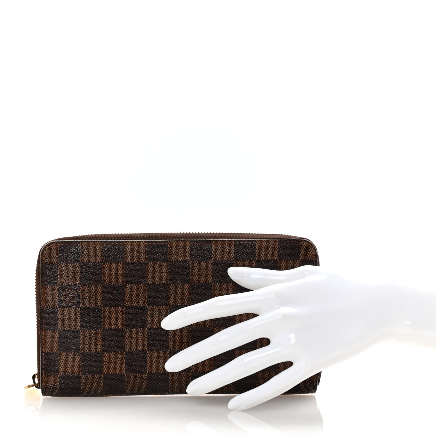 Louis Vuitton Damier Ebene Zippy Organizer Wallet 2 of 7