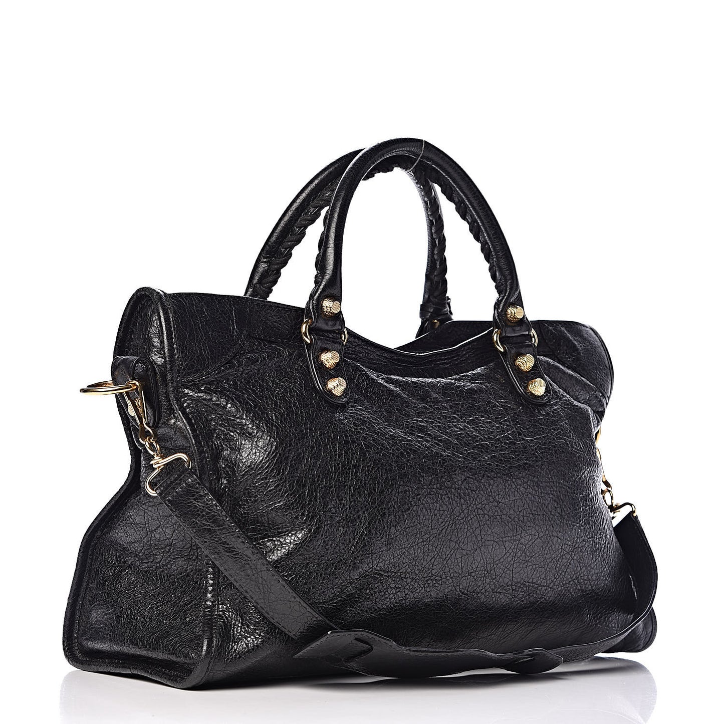 Agneau Giant 12 Gold Hardware City Black