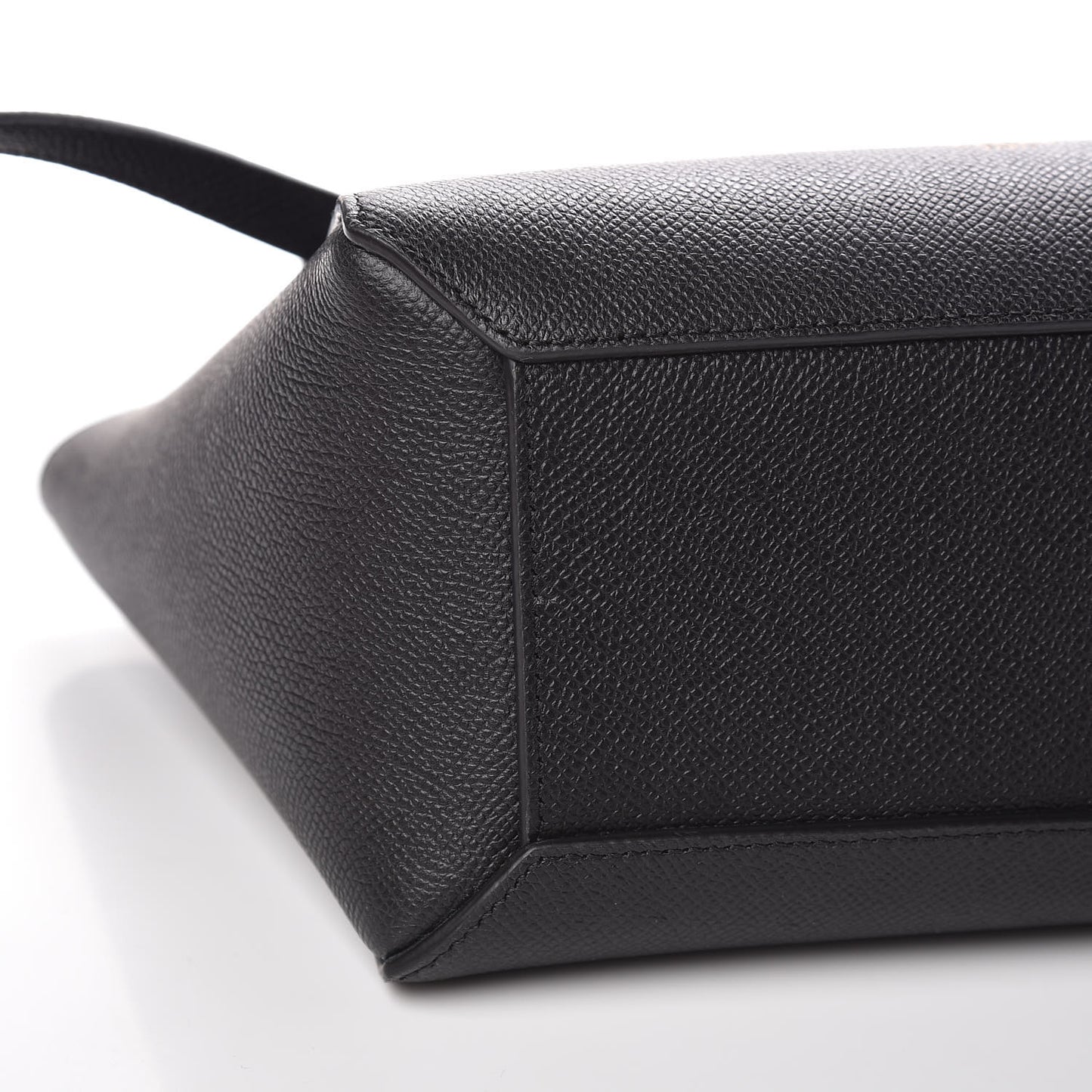 Grained Calfskin Nano Belt Bag Black