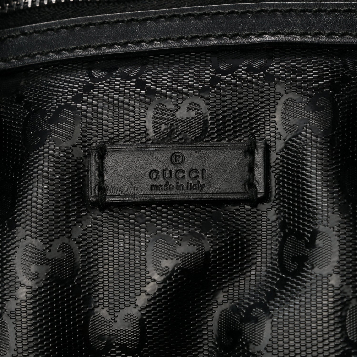 Gucci Imprime Monogram Large Carry On Duffle Black 6 of 10
