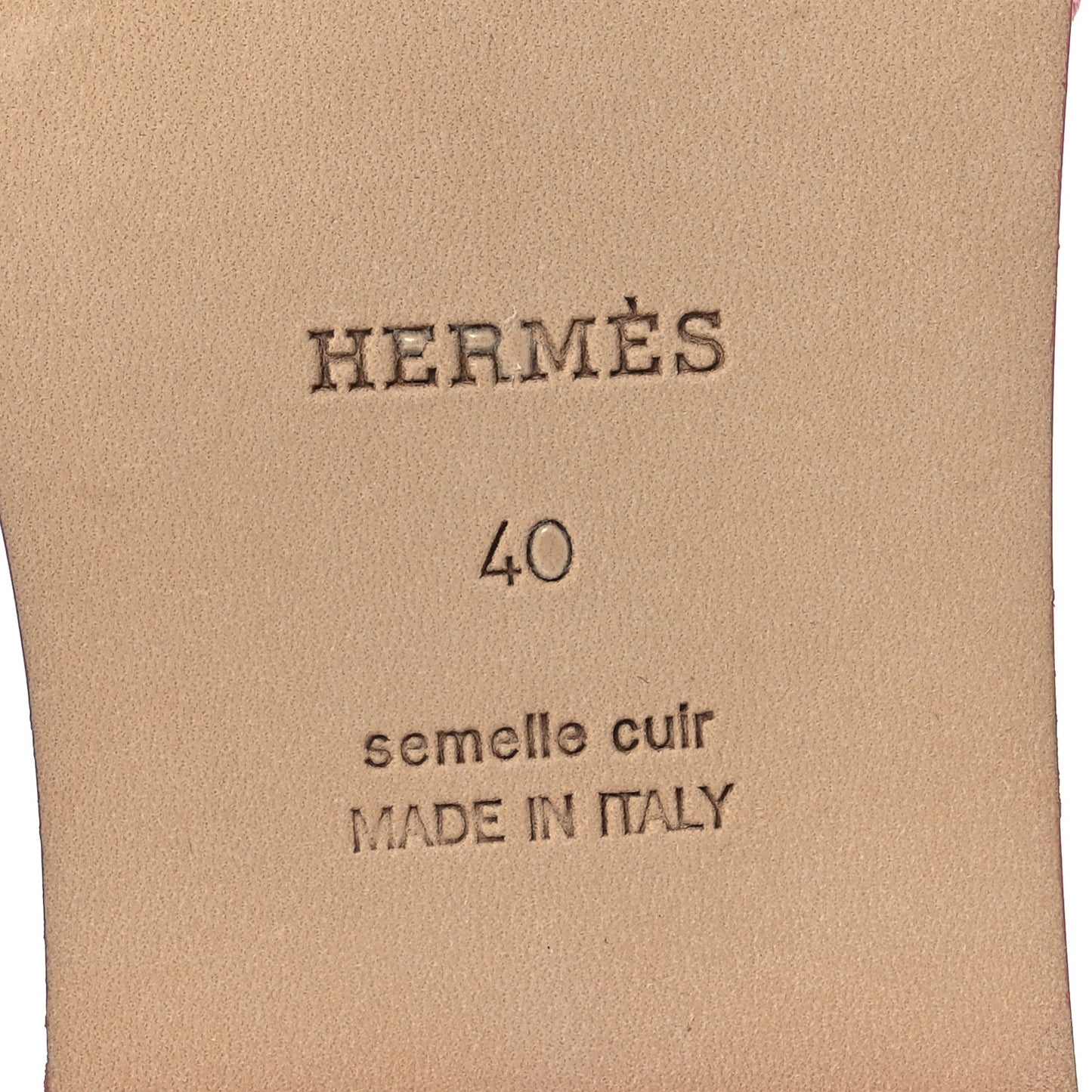 Epsom Oran Sandals 40 Rose De Venise