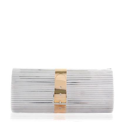 Gucci Sterling Silver 18K Rose Gold Plated Minaudière Clutch 1 of 7