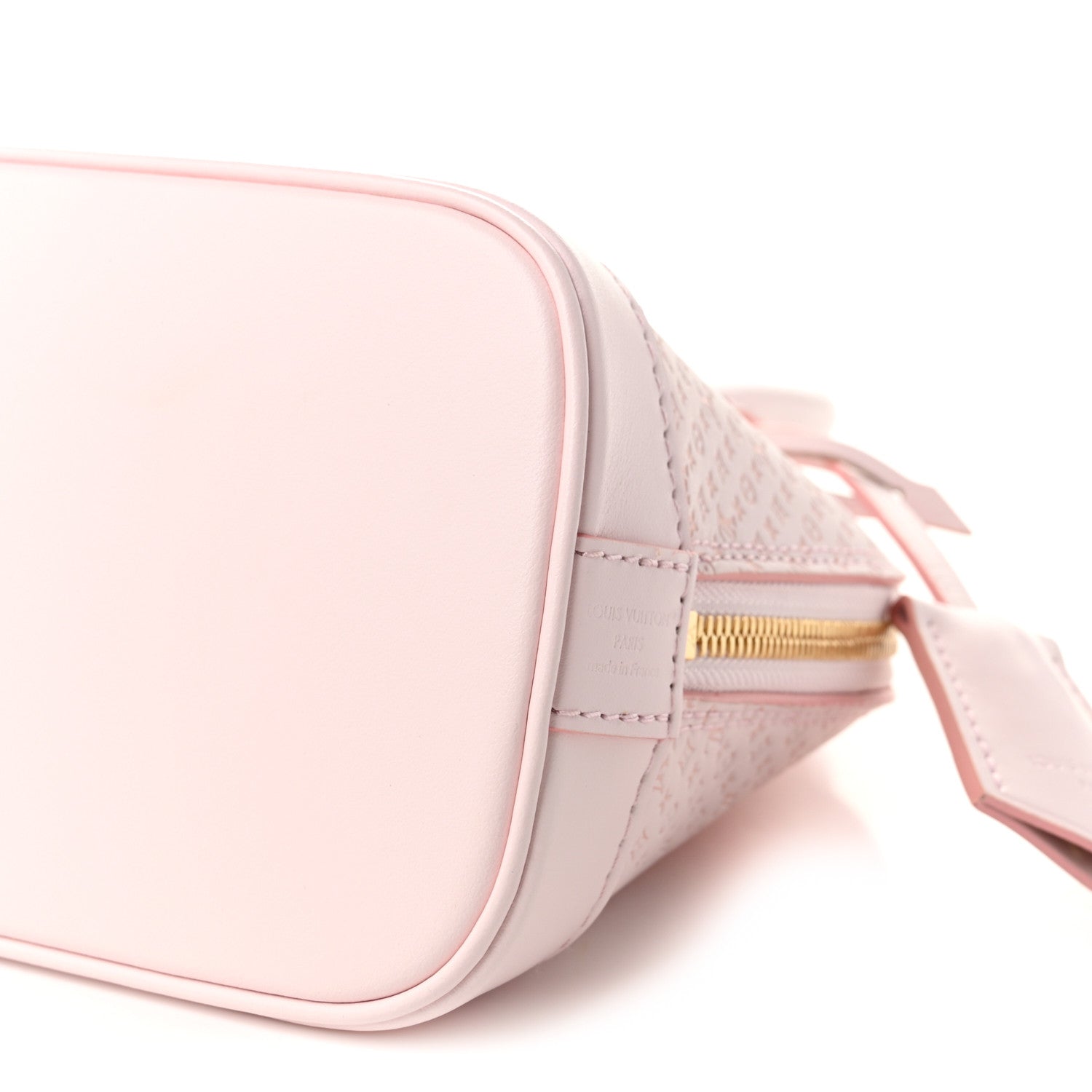 Louis Vuitton Calfskin Minigram Alma BB Light Bliss 8 of 9