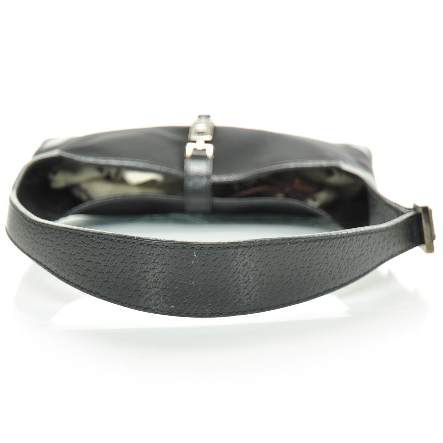 Gucci Nylon Small Jackie O Hobo Black 6 of 11