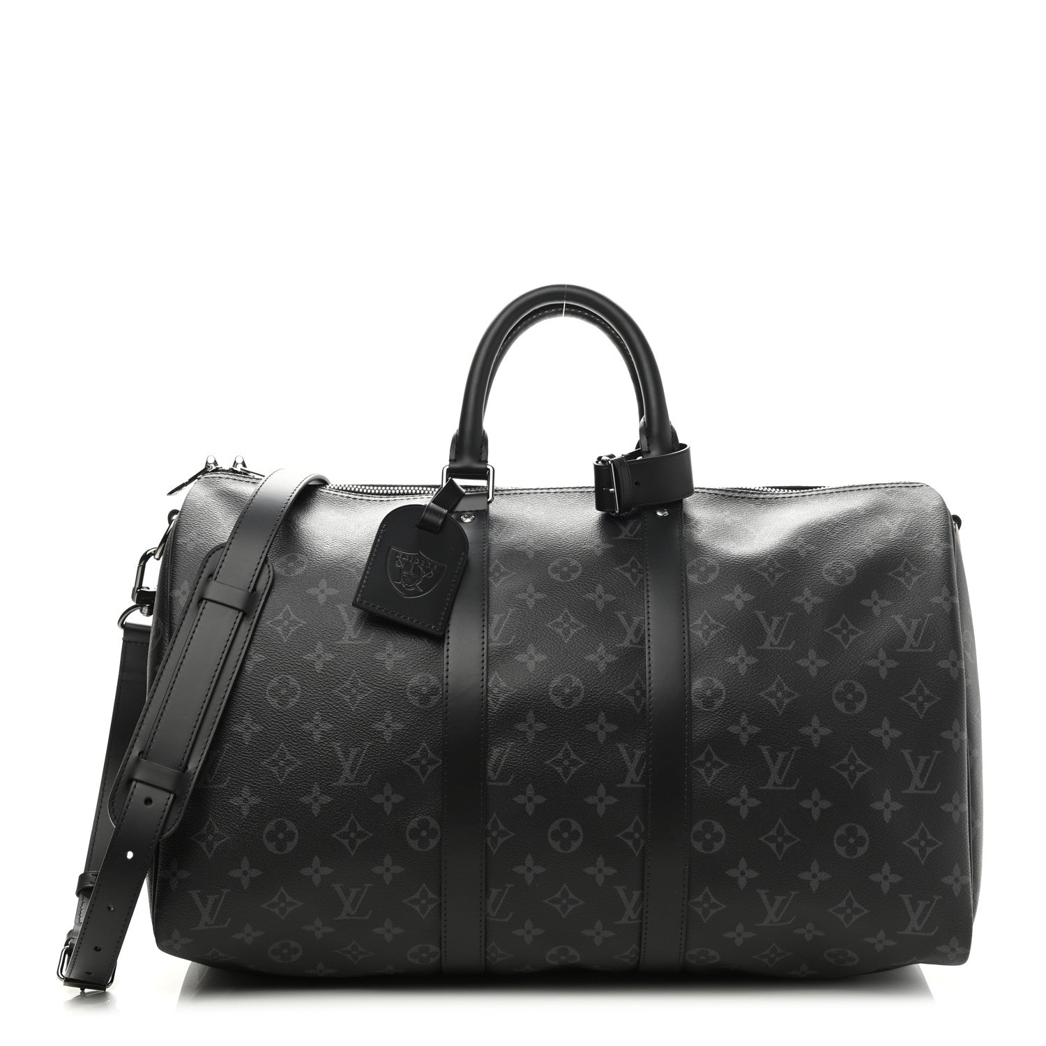 Louis Vuitton Monogram Eclipse Keepall Bandouliere 45 1 of 12