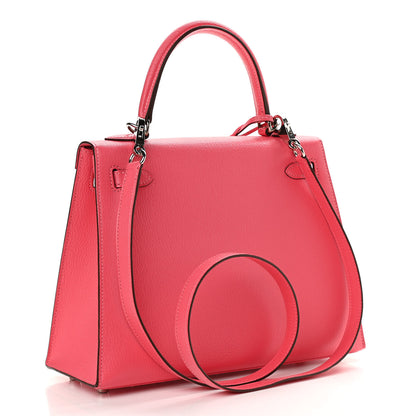 Hermes Chevre Kelly Sellier 25 Rose Lipstick 2 of 10