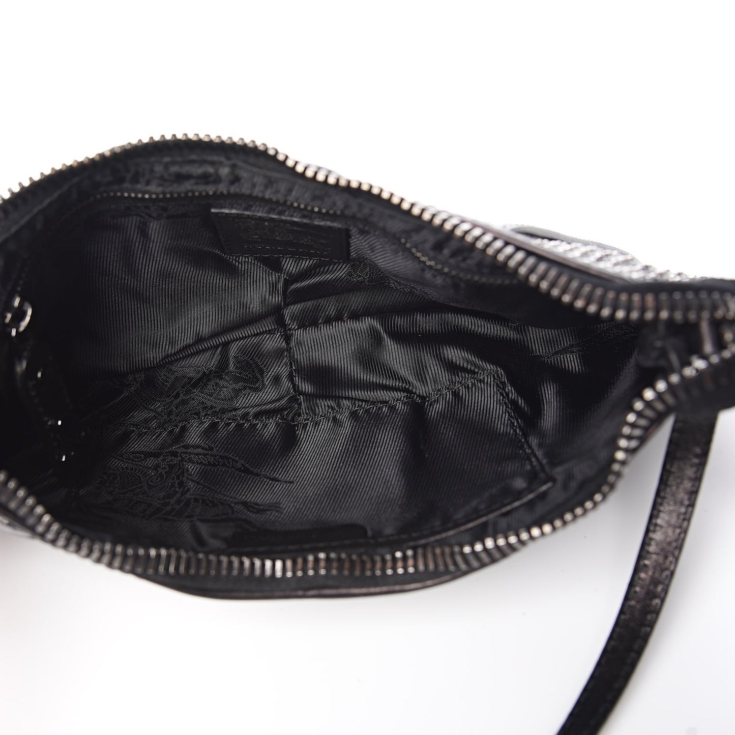 Calfskin Studded Shoulder Bag Black