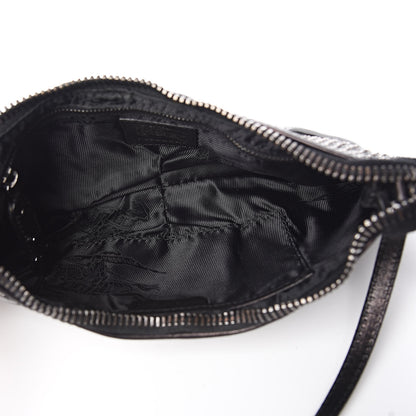 Burberry Calfskin Studded Shoulder Bag Black 5 of 11