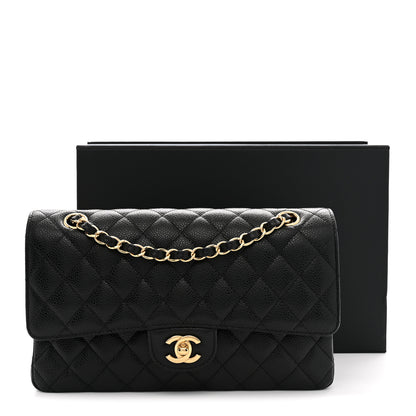 Chanel Caviar Quilted Medium Double Flap Black 11 of 11