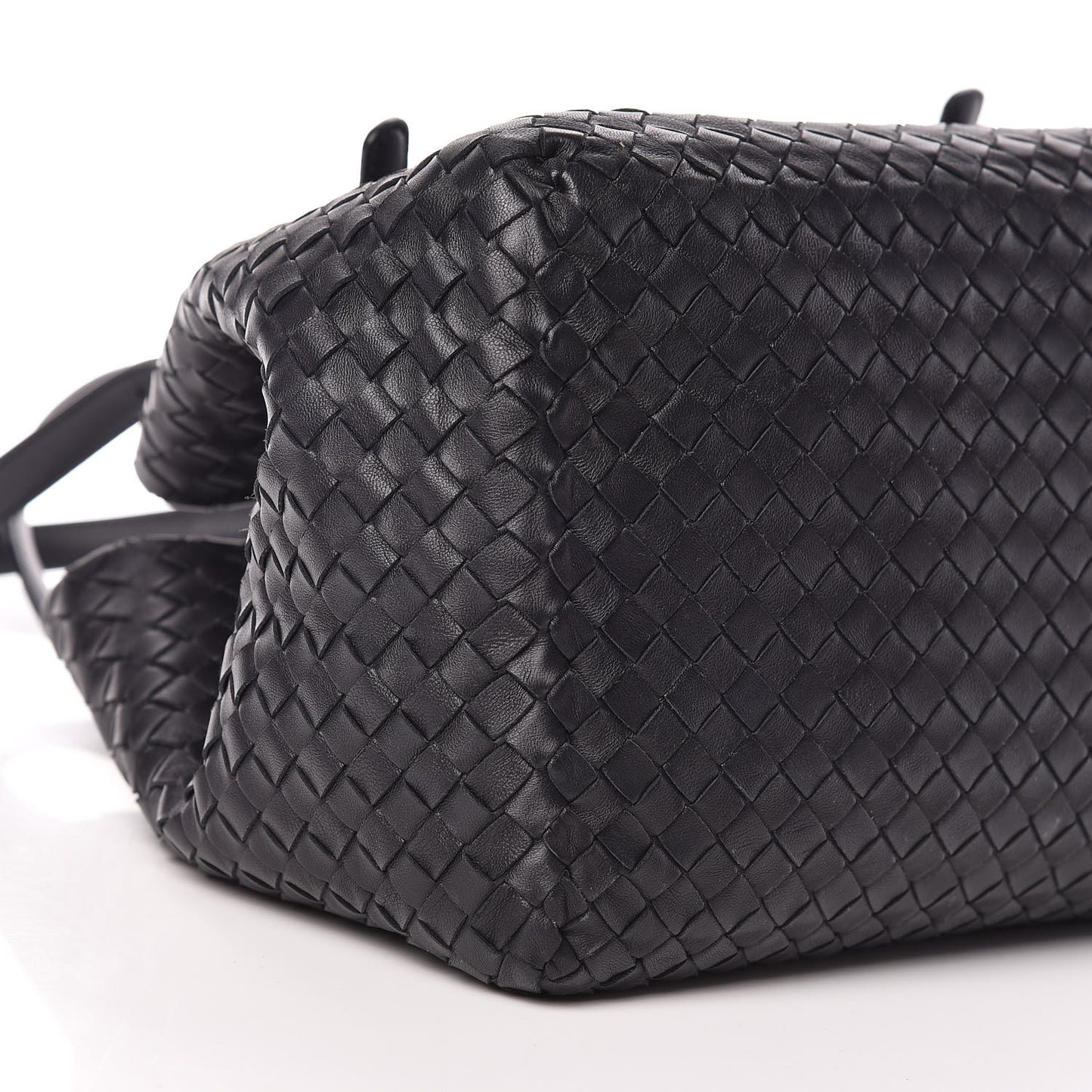 Nappa Intrecciato Medium Seamless Tote Black