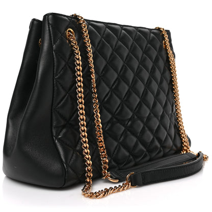 Versace Nappa Quilted Medusa Chain Shoulder Bag Black 3 of 8