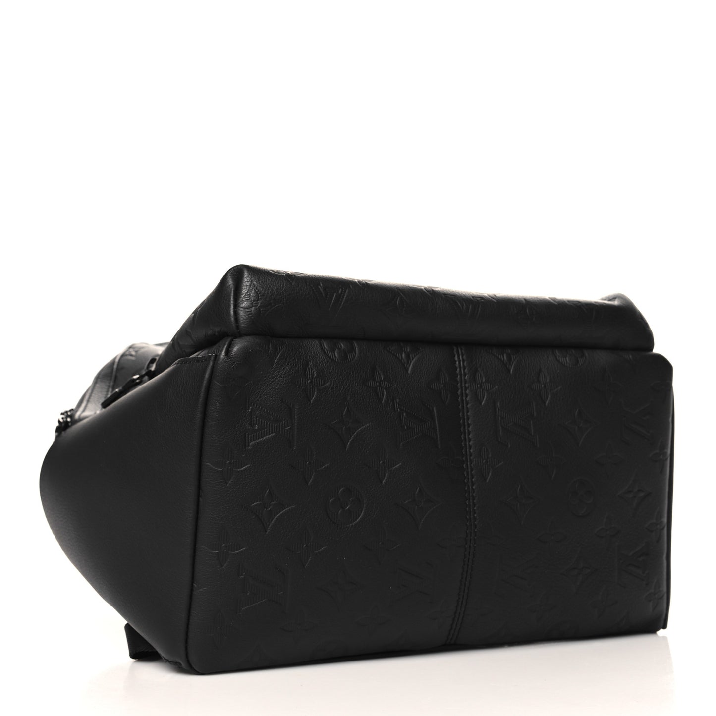 Calfskin Monogram Shadow Discovery Backpack  Black