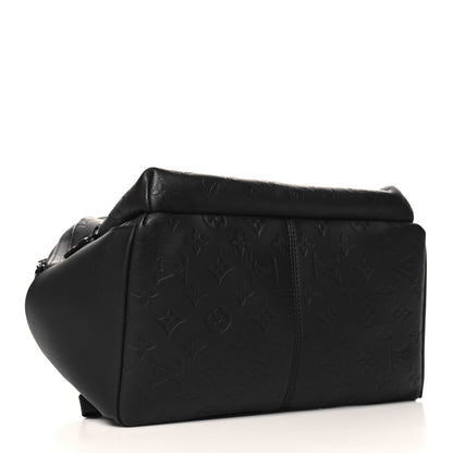 Louis Vuitton Calfskin Monogram Shadow Discovery Backpack  Black 4 of 9