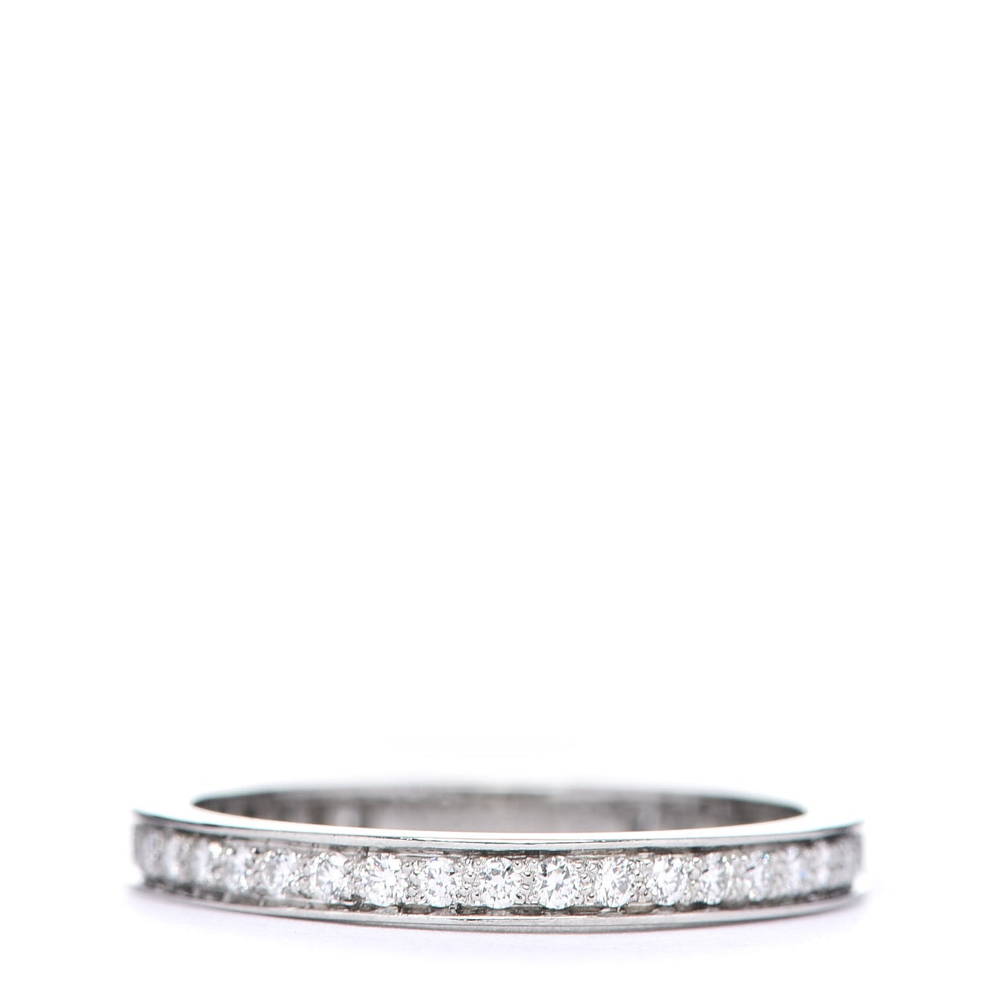 Platinum Diamond 2.1mm Romance Wedding Band Ring 51 5.75
