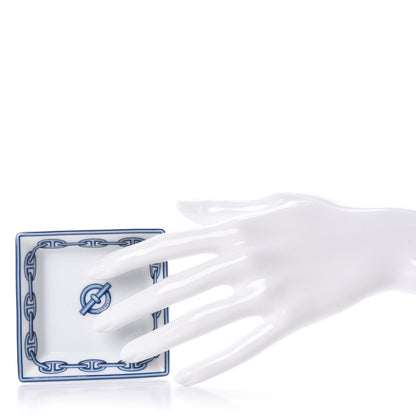 Hermes Printed Porcelain Chaine D'Ancre Tray 2 of 5