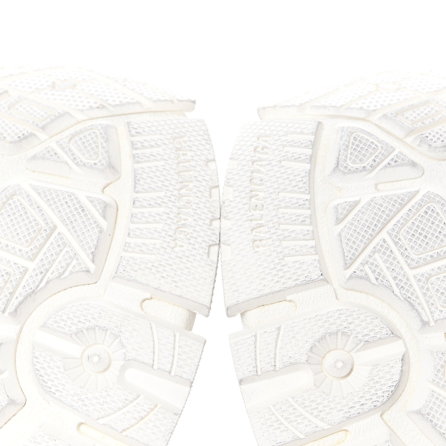 Balenciaga Mesh Rubber Monocolor Womens Runner Sneakers 37 White 7 of 10
