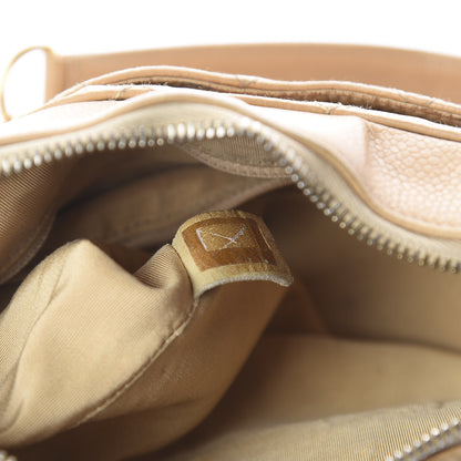 Chanel Caviar Quilted Timeless CC Shoulder Bag Beige 8 of 9