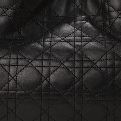 Christian Dior Lambskin Cannage Lady Dior Shoulder Bag Black 8 of 14