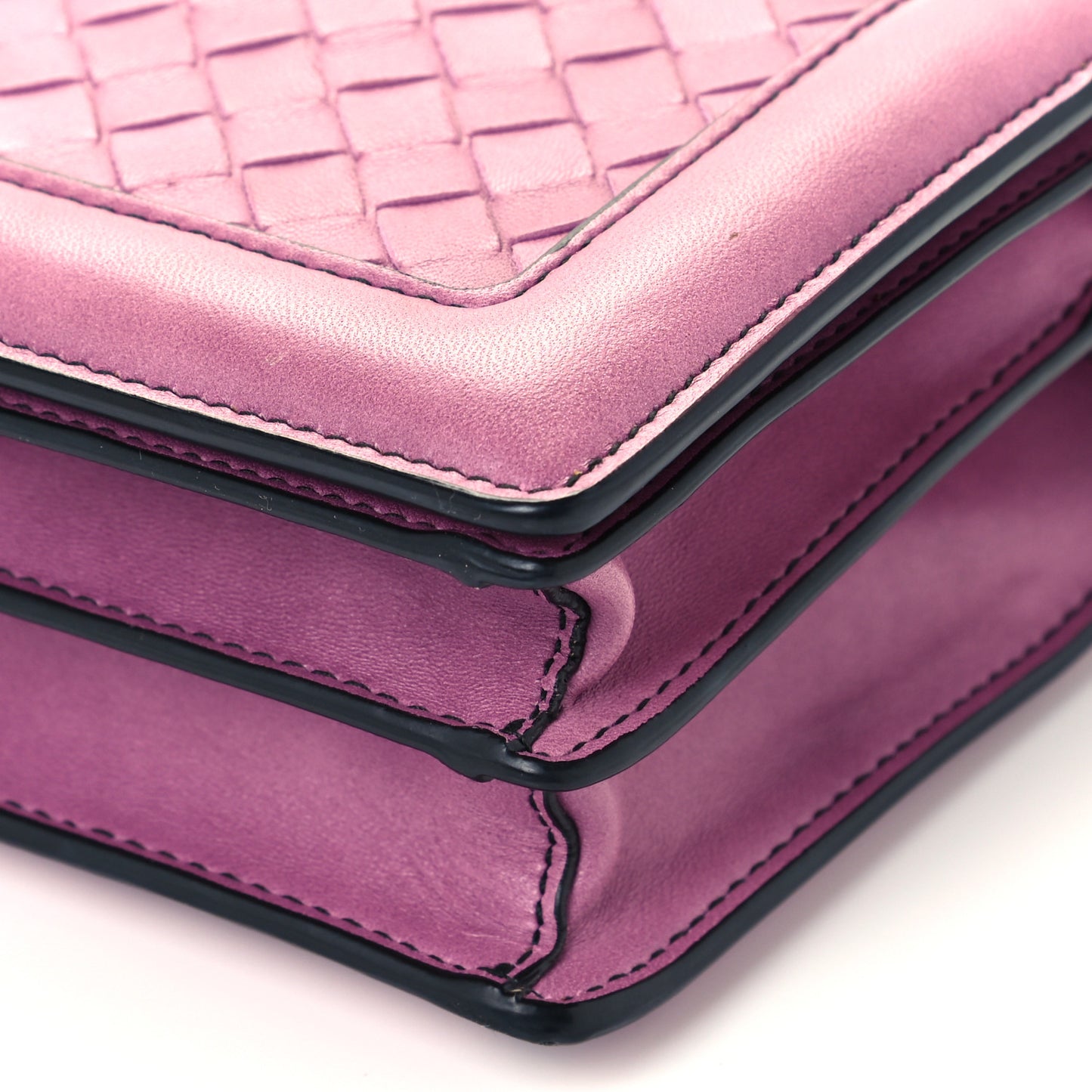 Nappa Intrecciato Olimpia Knot Clutch Corot