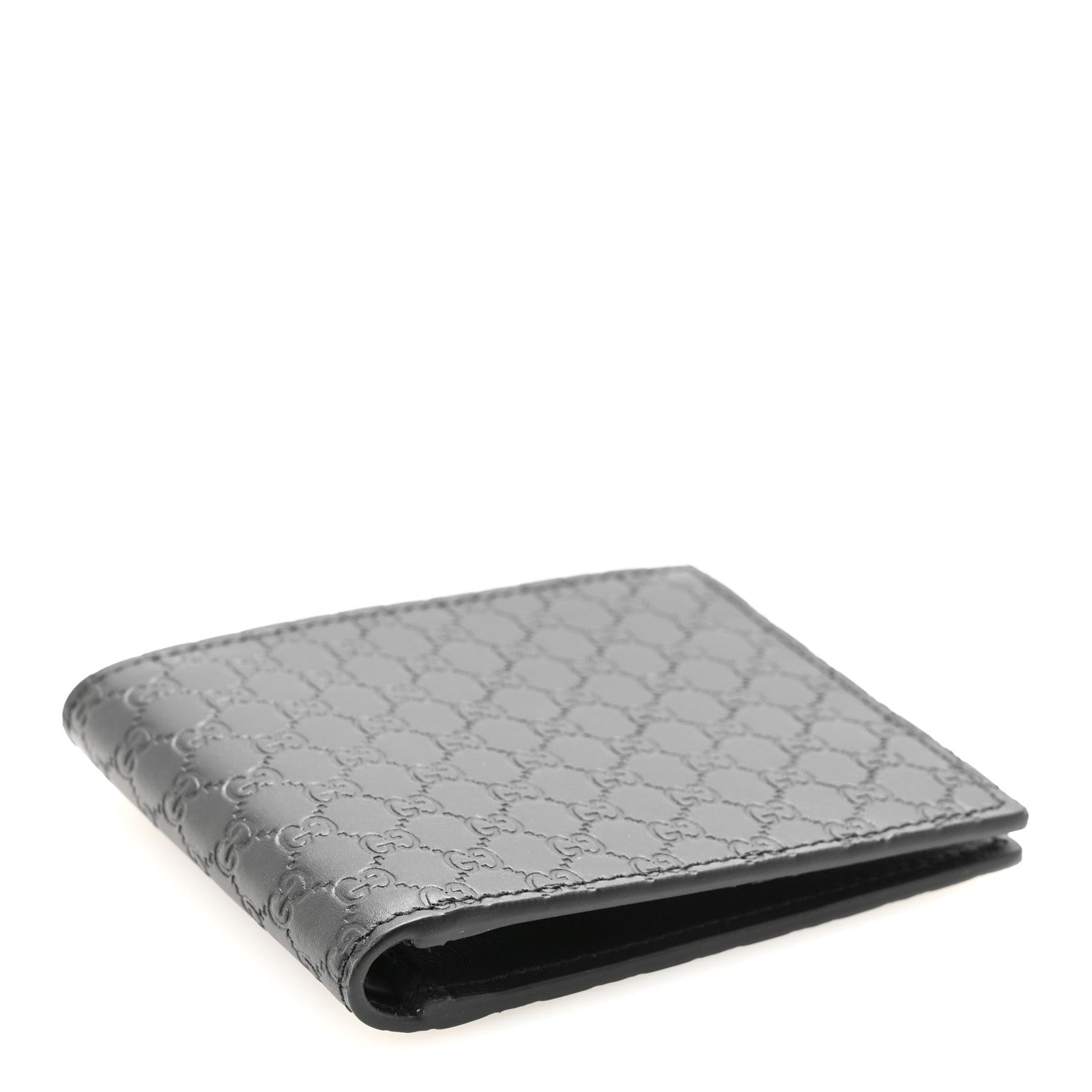 Gucci Micoguccissima Bi-Fold Wallet Black 4 of 7