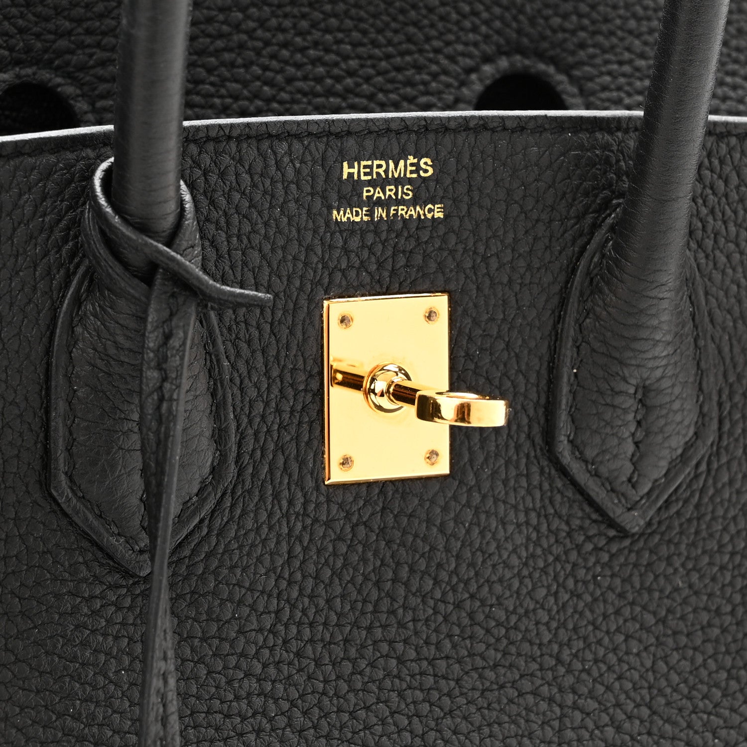 Hermes Togo Birkin 25 Black 6 of 16