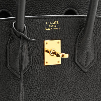 Hermes Togo Birkin 25 Black 6 of 16